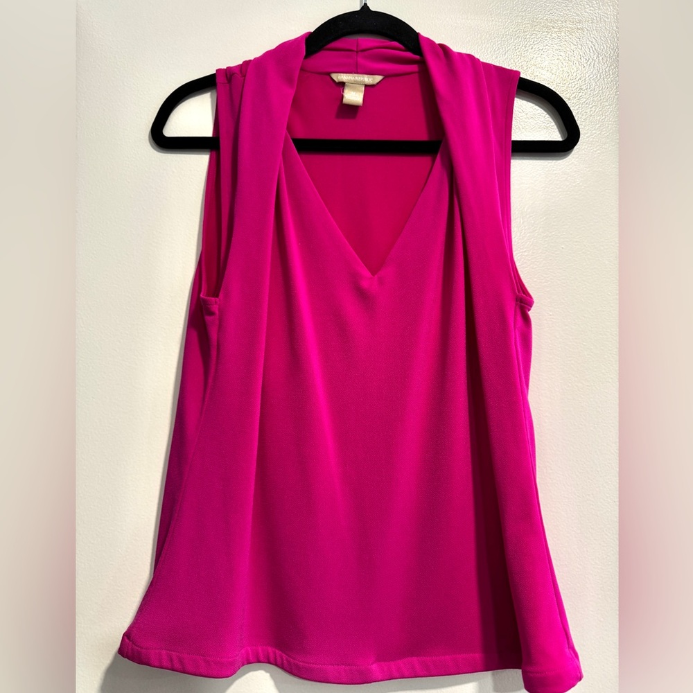 Banana Republic Fuchsia Sleeveless Blouse